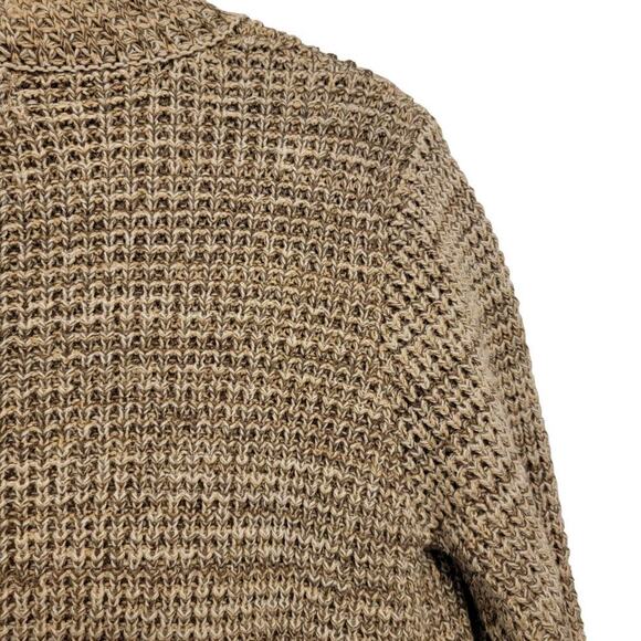 Workshop Republic Clothing Cardigan Sweater Beige Grandpa Sweater Medium - Picture 9 of 12